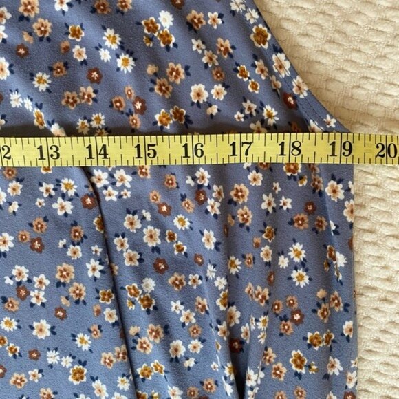 Earthbound Trading Co. Sleeveless Mock Neck Floral Dress Size L - Picture 4 of 8